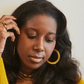 Medium Flat Hoop Earrings