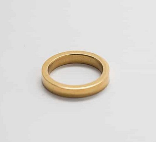 Admiral Row Gold Wide Stacking Ring