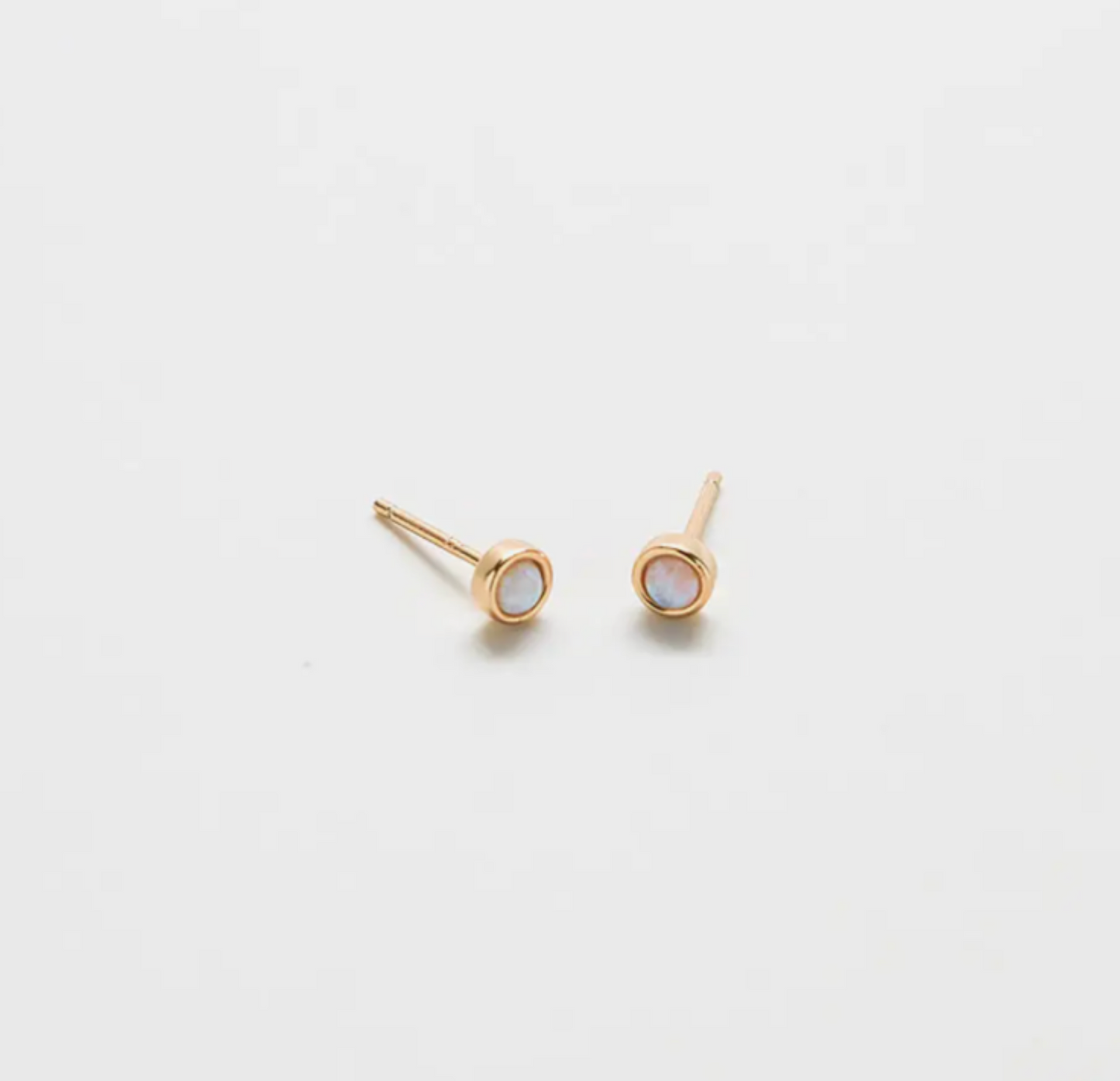 Admiral Row Round Opal Stud Earrings