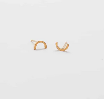 Admiral Row Mini Arc Stud Earrings