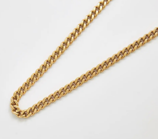 Admiral Row Thick Curb Chain Link Necklace