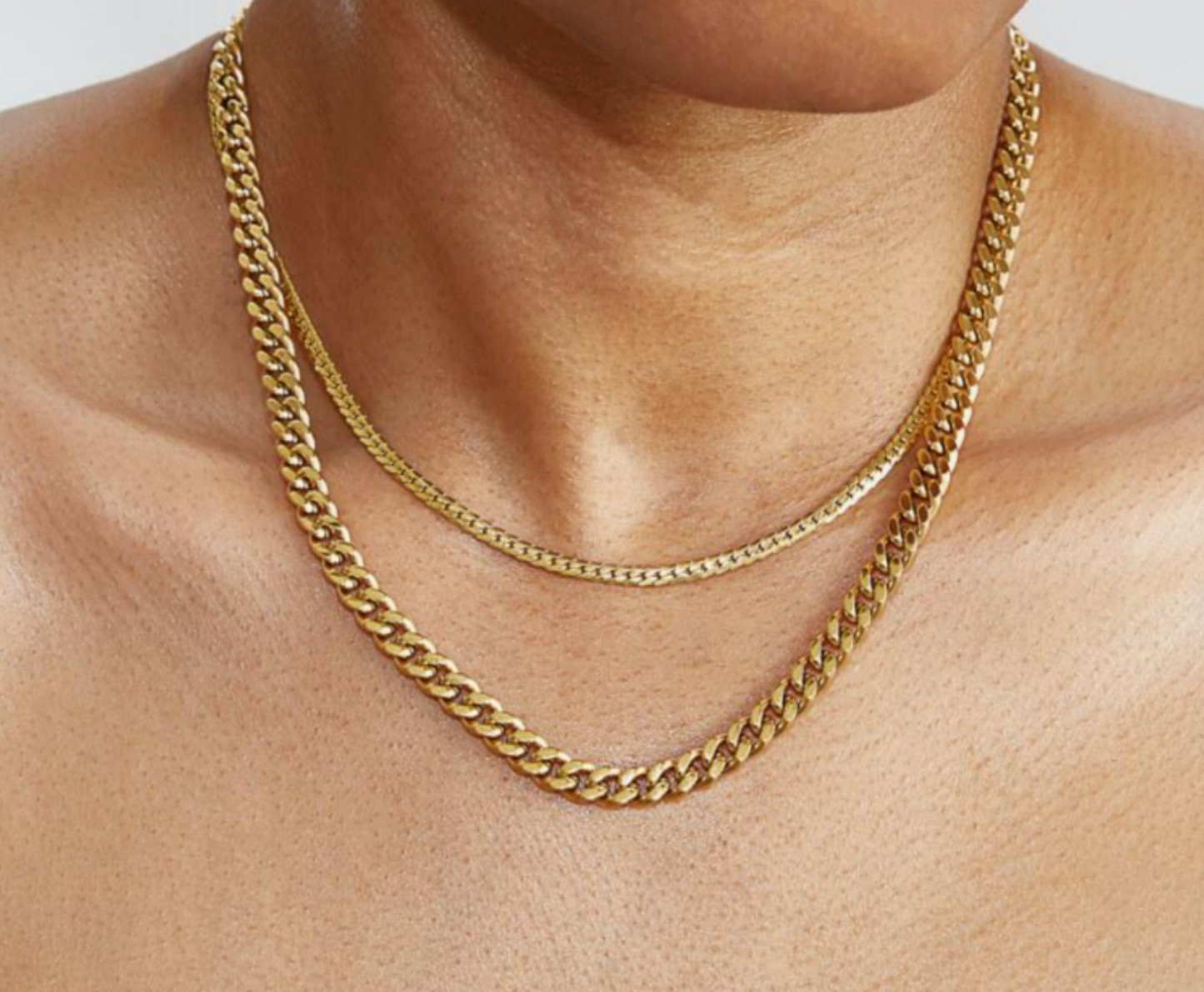 Admiral Row Thick Curb Chain Link Necklace